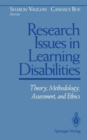 Image for Research Issues in Learning Disabilities