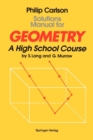 Image for Solutions Manual for Geometry
