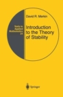 Image for Introduction to the Theory of Stability