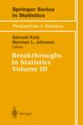 Image for Breakthroughs in Statistics