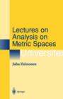Image for Lectures on Analysis on Metric Spaces
