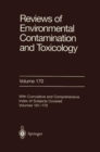 Image for Reviews of Environmental Contamination and Toxicology 170