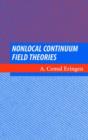 Image for Nonlocal Continuum Field Theories