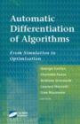 Image for Automatic Differentiation of Algorithms : From Simulation to Optimization