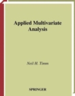 Image for Applied Multivariate Analysis