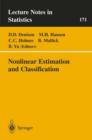 Image for Nonlinear Estimation and Classification