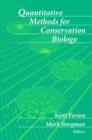 Image for Quantitative Methods for Conservation Biology