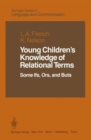 Image for Young Children&#39;s Knowledge of Relational Terms