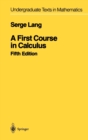 Image for A First Course in Calculus