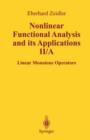 Image for Nonlinear Functional Analysis and its Applications : IV: Applications to Mathematical Physics