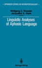 Image for Linguistic Analyses of Aphasic Language