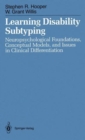 Image for Learning Disability Subtyping