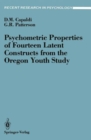 Image for Psychometric Properties of Fourteen Latent Constructs from the Oregon Youth Study