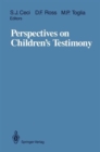 Image for Perspectives on Children&#39;s Testimony : Symposium : Biennial Meeting : Papers