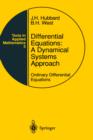 Image for Differential equations  : a dynamical systems approach