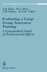 Image for Evaluating a Large Group Awareness Training : A Longitudinal Study of Psychosocial Effects
