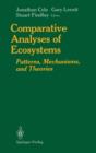 Image for Comparative Analyses of Ecosystems : Patterns, Mechanisms, and Theories
