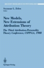 Image for New Models, New Extensions of Attribution Theory