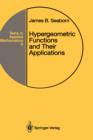 Image for Hypergeometric Functions and Their Applications