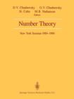 Image for Number Theory : New York Seminar 1989-1990