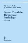 Image for Recent Trends in Theoretical Psychology