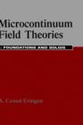 Image for Microcontinuum Field Theories