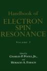 Image for Handbook of Electron Spin Resonance