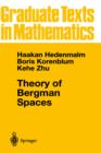 Image for Theory of Bergman Spaces