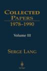 Image for Collected Papers III : 1978-1990 : v. 3