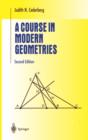 Image for A Course in Modern Geometries