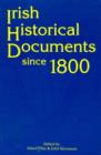 Image for Irish Historical Documents Since 1800