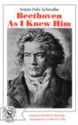 Image for Beethoven As I Knew Him
