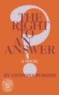 Image for The Right to an Answer