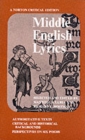 Image for Middle English Lyrics : A Norton Critical Edition