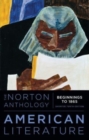 Image for The Norton anthology of American literatureVolume 1