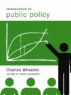 Image for Introduction to public policy