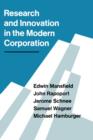Image for Research and Innovation in the Modern Corporation