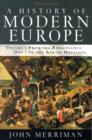 Image for A History of Modern Europe : From the Renaissance to the Age of Napoleon
