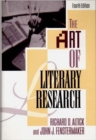 Image for The Art of Literary Research