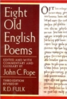 Image for Eight Old English Poems