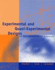 Image for Experimental and Quasi-Experimental Designs for Generalized Causal Inference