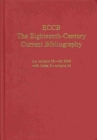 Image for ECCB: The Eighteenth-Century Current Bibliography : Volume 35: 2009