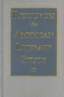 Image for Resources for American Literary Study