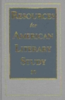 Image for Resources for American Literary Study v. 30