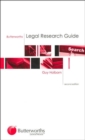 Image for Butterworths legal research guide