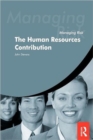 Image for Managing risk  : the human resources contribution