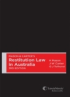 Image for Mason and Carter&#39;s Restitution Law in Australia