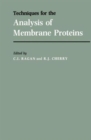 Image for Techniques for the Analysis of Membrane Proteins