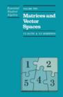 Image for Essential Student Algebra : Volume Two: Matrices and Vector Spaces