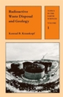 Image for Radioactive Waste Disposal and Geology